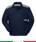 Multipro two-tone jacket navy blue/green RU315APLT06.BLGR