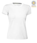 Women short-sleeved cotton short-sleeved crew neck T-shirt, color black PASUNSETLADY.BI