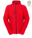 Long zip fleece for women with chest pocket and two pockets. Double slider zipper. Colour: navy blue PANORWAYLADY.RO