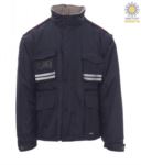 Padded jacket with detachable sleeves PATORNADO.BLU