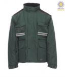 Padded jacket with detachable sleeves PATORNADO.VE