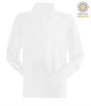 Long sleeved polo shirt 100% combed cotton, color orange X-CPU414.BI