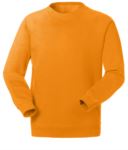 work sweatshirt for promotional use, wholesale, safety orange color X-GL18000.37