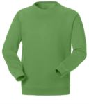 work sweatshirt for promotional use, wholesale, safety orange color X-GL18000.KIWI