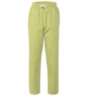 Trousers with contrasting two tone details on the pockets. Colour: green ROMP0201.VEA