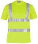 High visibility T-shirt with reflective bands, certified EN 20471, color yellow PAAVENUE.GIL