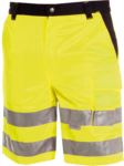 Bermuda shorts high visibility multi-pocket two-tone with double band on the legs, certified EN 20471, Color yellow PACRAFT.GIL