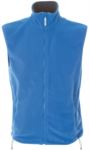 Fleece vest with long zip, two pockets, color black JR988652.AZ