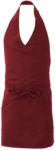 Apron with central single pocket, colour red ROMD0209.BO