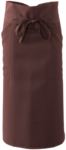 Cook apron with polyester, brown colour ROMD0309.MA
