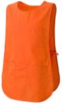 Cape with pockets, with the possibility of lateral adjustment with laces, color orange ROMS1807.AR