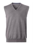 Men vest with V-neck, sleeveless, knitted fabric 100% cotton. Contact us for a free quote. 
grey color
 X-JN657.GM
