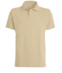 Short sleeved polo shirt, closed collar, double stitching on shoulders and armholes, vents at the bottom, reinforcement on the back of the neck, colour bottle green  X-CPUI10.120