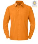 men long sleeved shirt Bright Sky color for professional use X-K545.AR
