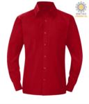men long sleeved shirt Blu color for professional use X-K545.RO