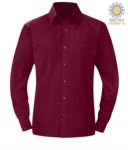 men long sleeved shirt Bright Sky color for professional use X-K545.WI