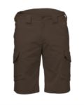 Lightweight multi-pocket Bermuda shorts with stretch cotton fabric, resistant to chemical treatments. Colour: Brown  AS23PC0022.MA