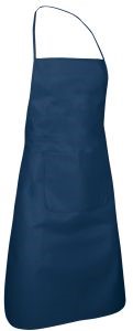 Tnt Apron with pocket. Color navy blue