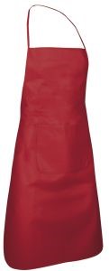 Tnt Apron with pocket. Color red