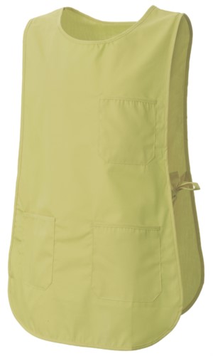 Cape with pockets, with the possibility of lateral adjustment with laces, color acid green