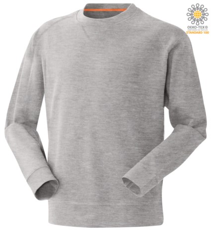 Grey men round neck work sweatshirt