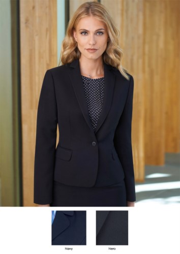 Women's jacket for professional use (e.g.: promoters, receptionists, hoteliers). 100% polyester.