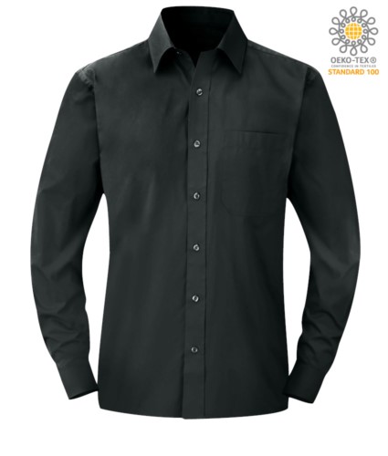 men long sleeved shirt Grey color for professional use