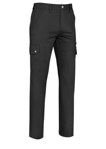 Multi-pocket stretch trousers