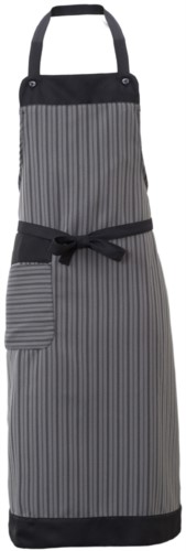 Apron with side pocket. Colour: tait pinstripe