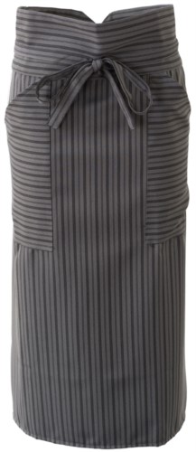 Cook apron with polyester, tait pinstripe colour
