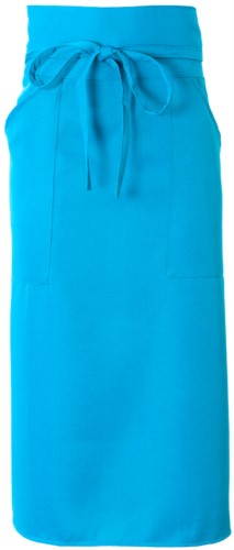 Cook apron with polyester, turquoise colour