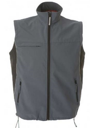 Soft shell waterproof and breathable waistcoat