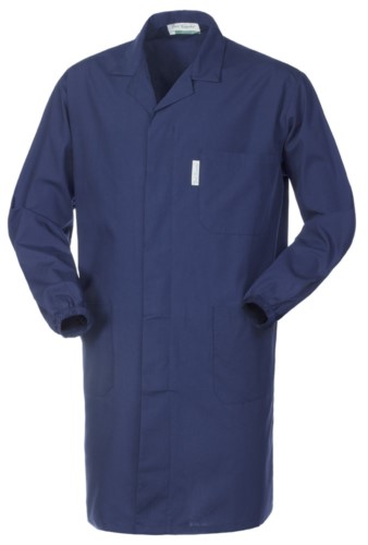 blue men coat with covered buttons 