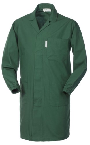Green men coat with covered buttons 