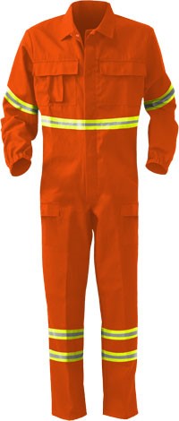 Work coverall in nomex