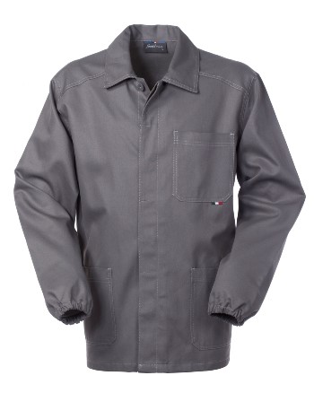 work jacket grey color 100% cotton non shrinkable
