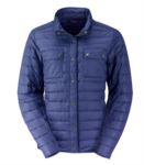 Lightweight women down jacket with fit, soft, windproof and water-repellent fabric, closure with snap buttons and contrasting. Colour: navy blue/melange X-JN1105.NM