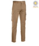 Elasticated Multi Pocket Trousers JR993015.KA