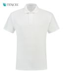 Short Sleeve Tencel Polo Shirt, three buttons closure, 100% Cotton, blue colour LPTEP31584.BI