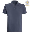 Men's short-sleeved polo shirt JR993700.BLU