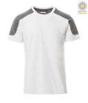 Two-tone short-sleeved T-Shirt, regular fit, crew neck PACORPORATE.BIS
