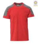 Two-tone short-sleeved T-Shirt, regular fit, crew neck PACORPORATE.ROS