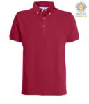 Short-sleeved polo shirt JR993718.BUR