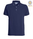 Short-sleeved polo shirt JR993710.BLU