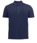 Short sleeved polo shirt NW2115001.BL