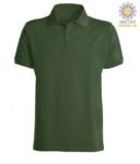 Short sleeve polo shirt with ribbed cotton sleeve bottoms. Color white X-CPU409.540