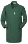 Green men coat with covered buttons  ROA62207.VE