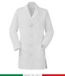 women long sleeved shirt 100% cotton white TCAL051.BI