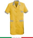 Women short sleeved working shirt sugar paper colored TCAL055.B34