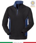Promotional sweatshirt for work with turtleneck color royal blue with white details
 JR989550.NEAZ